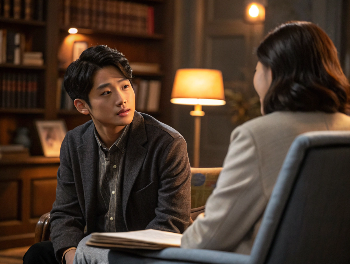 대합입시 상담을 하는 모습