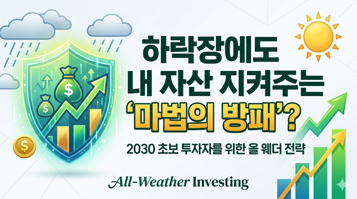 [실전] 하락장에도 끄떡없는 '방패' 만들기: 올웨더 포트폴리오 입문 가이드