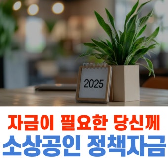 소상공인 정책 자금