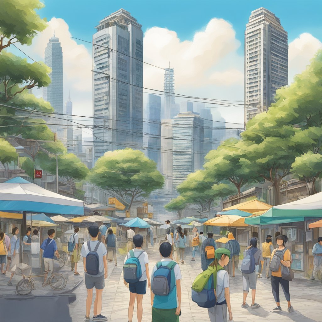 관광지에서 고립된 사람들의 구조