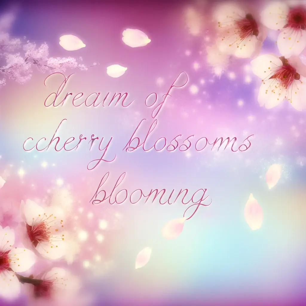 벚꽃 피는 꿈 해몽