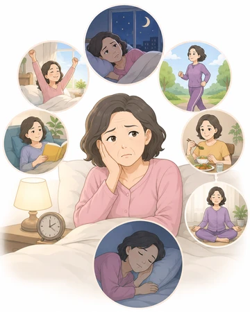 중년수면 생활 루틴 점검 장면3