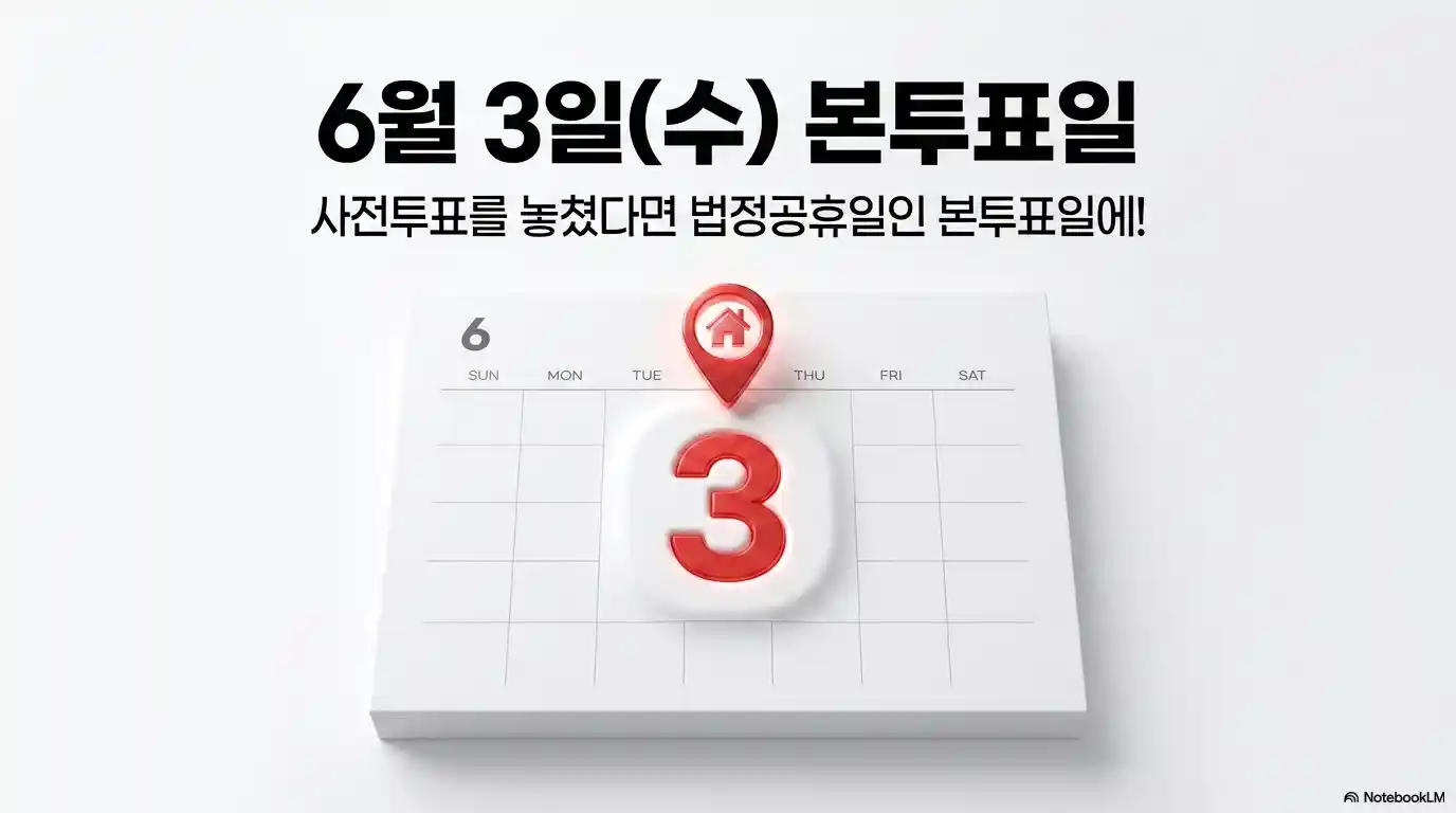 사전투표 시간 완벽 정리-6월 3일 본투표 일정