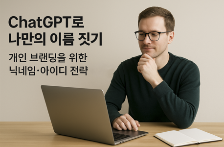 ChatGPT를 이용해 나만의 이름 짓는 남자