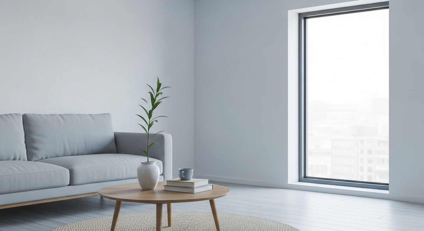 미니멀 라이프를 보여주는 깔끔하고 정돈된 작업 공간