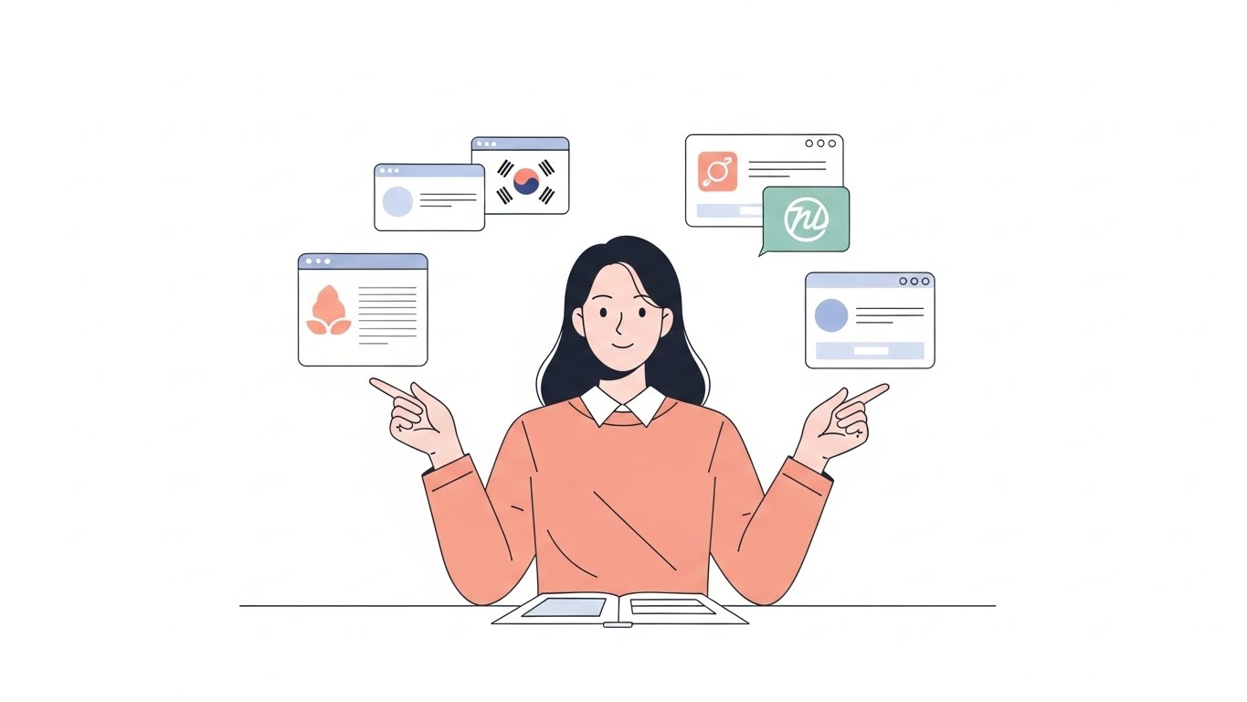 여러 온라인 플랫폼 흐름을 정리하며 차분해진 크리에이터의 모습, 조회수보다 지속 가능한 수익 구조를 먼저 만들어야 합니다.