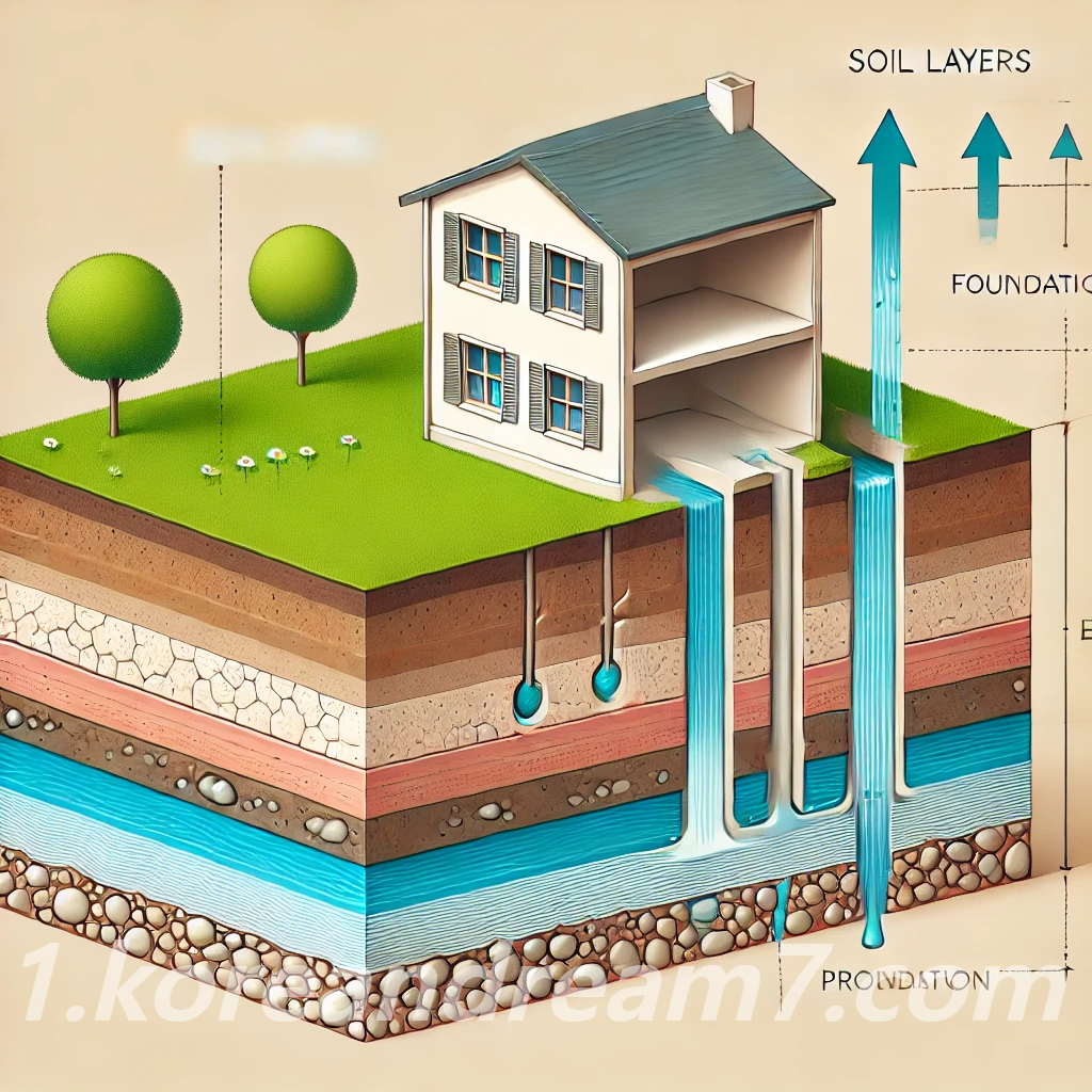 흙의 투수압과 다르시 법칙