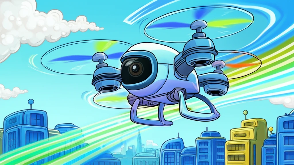 미래 드론 기술: 협력 비행(군집 비..