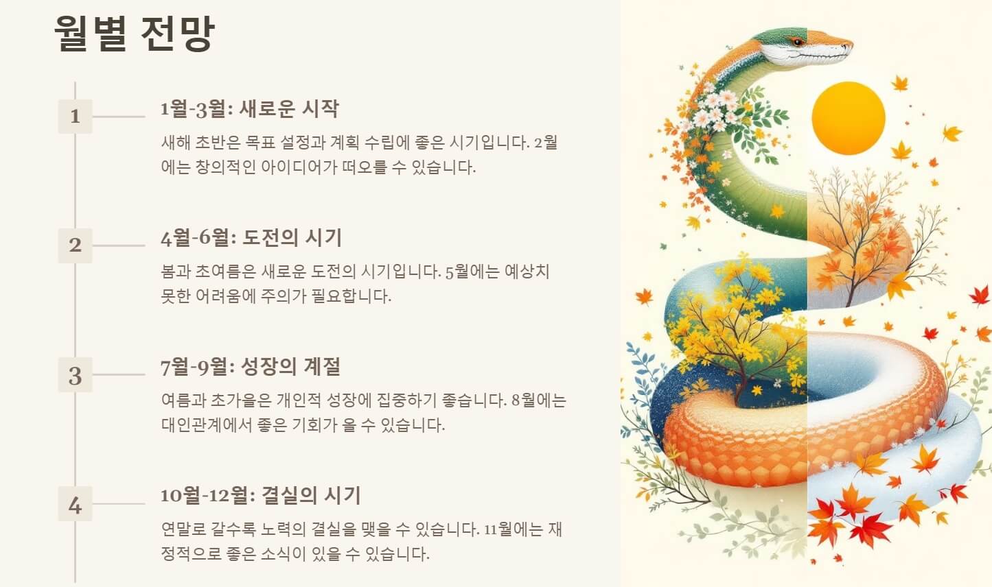 2025년 뱀띠