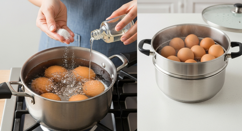 찌기 (삶기 대신)