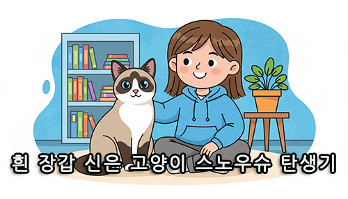 흰 장갑 신은 고양이 스노우슈 탄생기