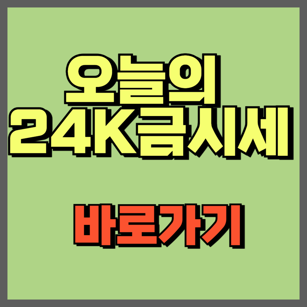 오늘의 24K금시세