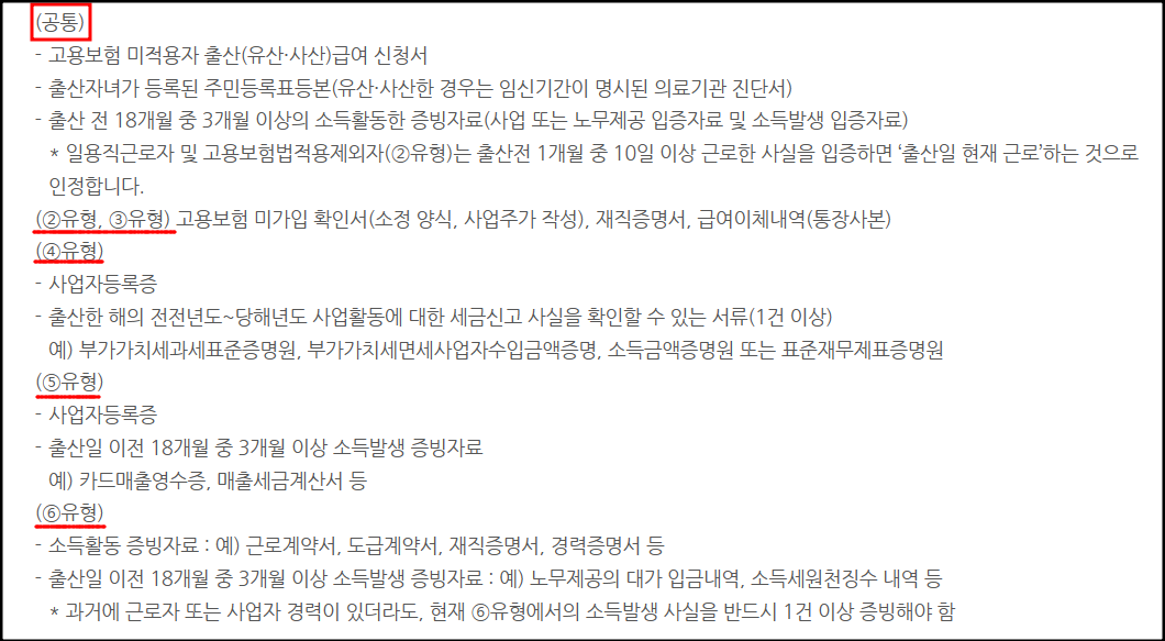출산급여