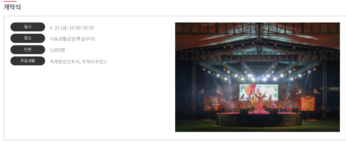 제49회 의령 홍의장군 축제 주요 내용 및 프로그램