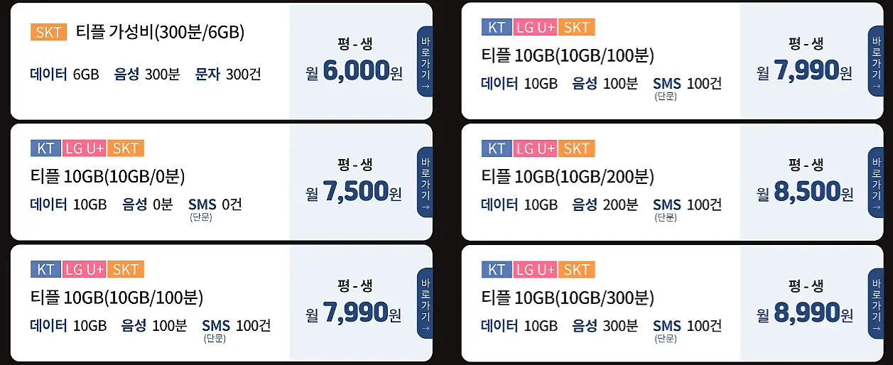 티플러스-베스트요금제