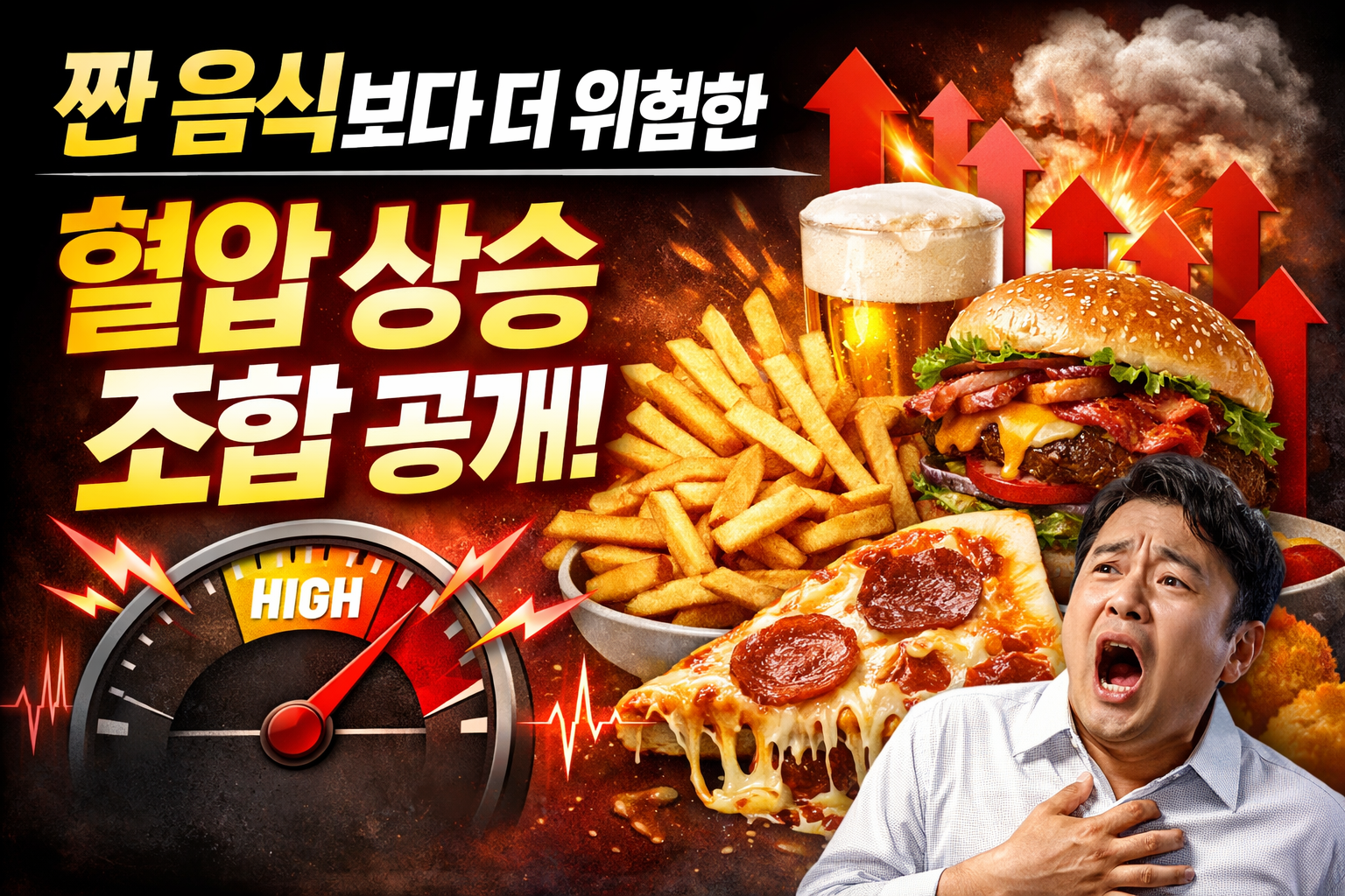 혈압 상승을 부르는 음식 조합