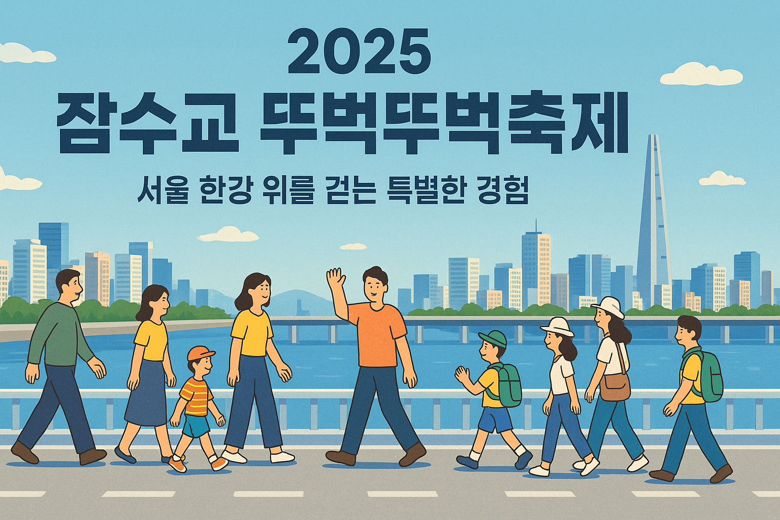 2025 잠수교 뚜벅뚜벅축제: 서울 한강 위를 걷는 특별한 경험