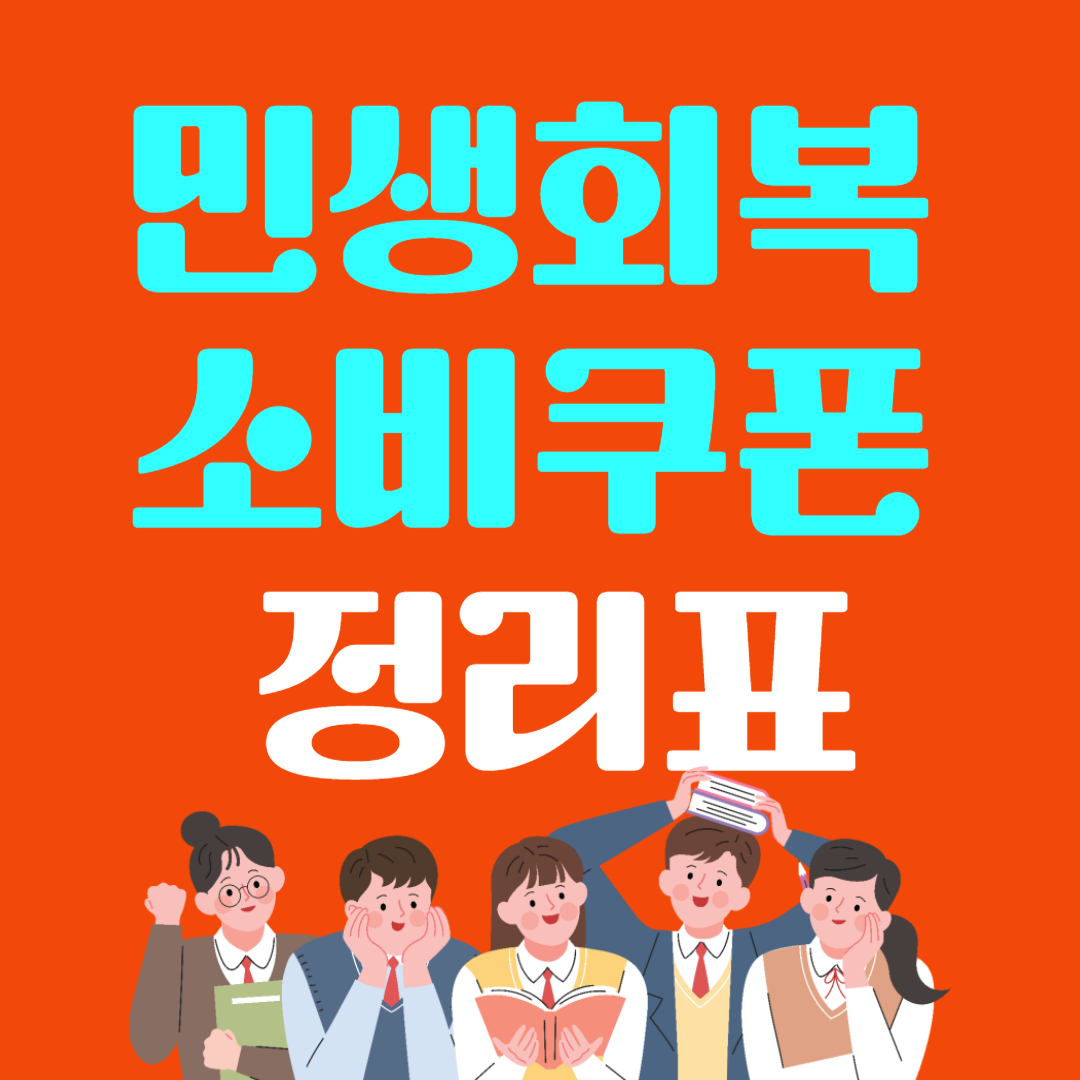 2025 민생회복 소비쿠폰 정리표