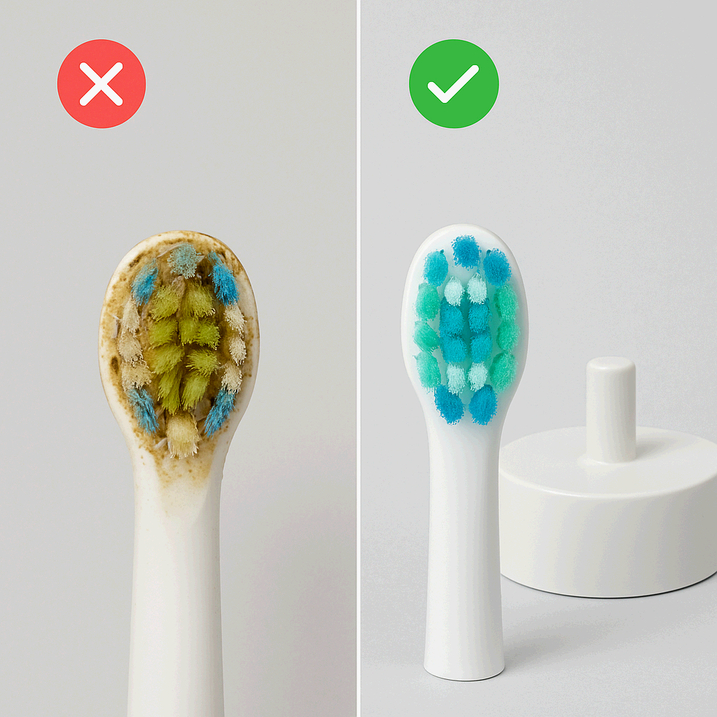 전동 칫솔 헤드 및 충전 스탠드 위생 관리법