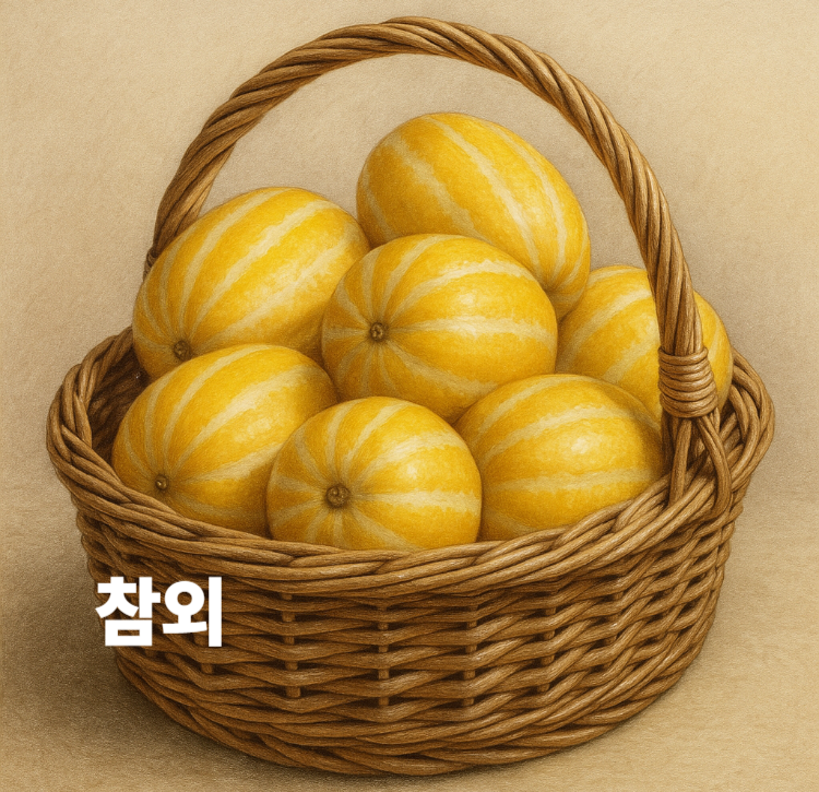 피부탄력 수분유지 혈압저하 소화건강 노폐물배출 참외 효능 영양성분