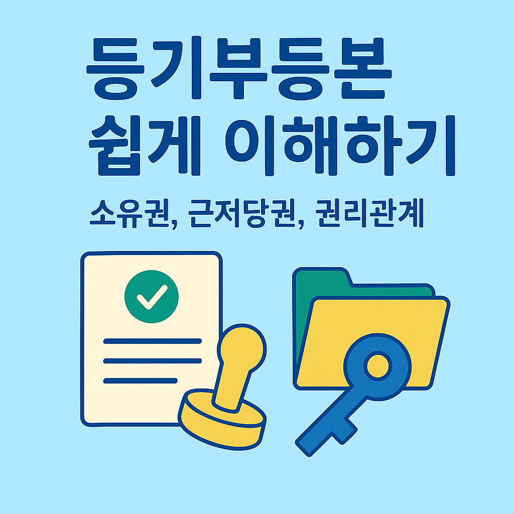 등기부등본 쉽게 이해하기
