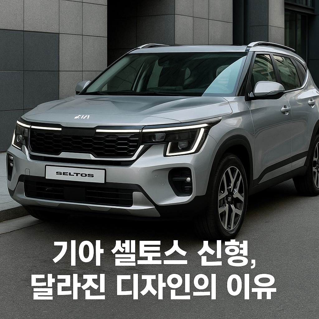 기아 셀토스 신형, 달라진 디자인의 이유