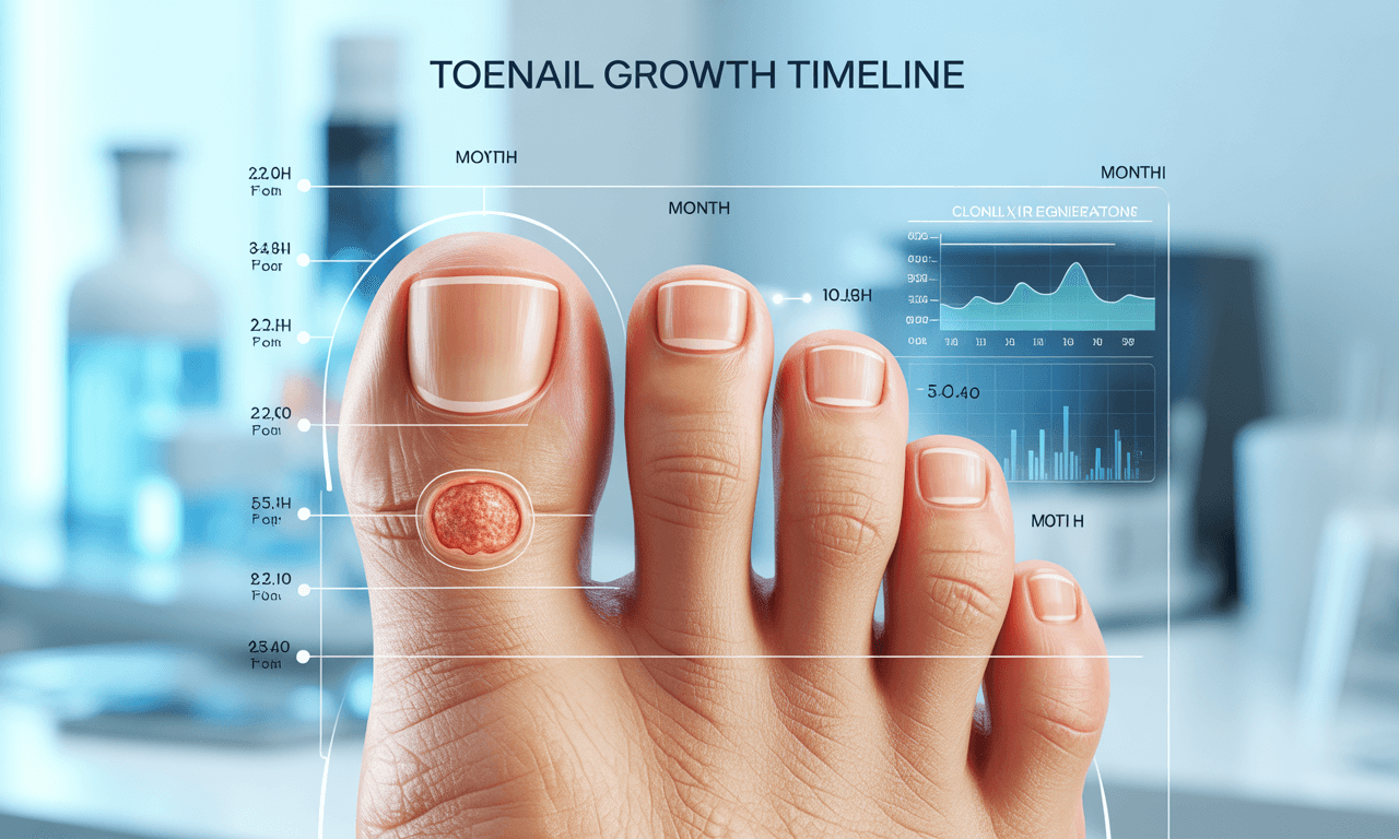 50대-발톱무좀-치료기간-발가락-치료하는-모습