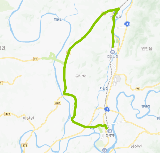 연천-82-2번-버스-노선-지도