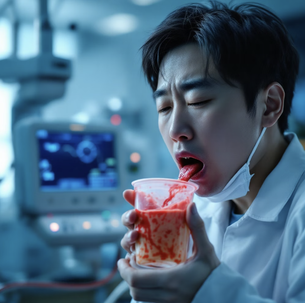 때로는 피가 섞여 나오는 객혈