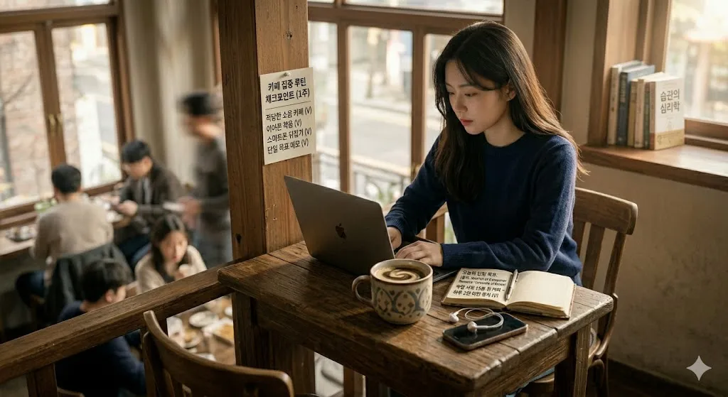 카페 집중력 (카페인 효과, 카페 환경, 몰입 루틴)