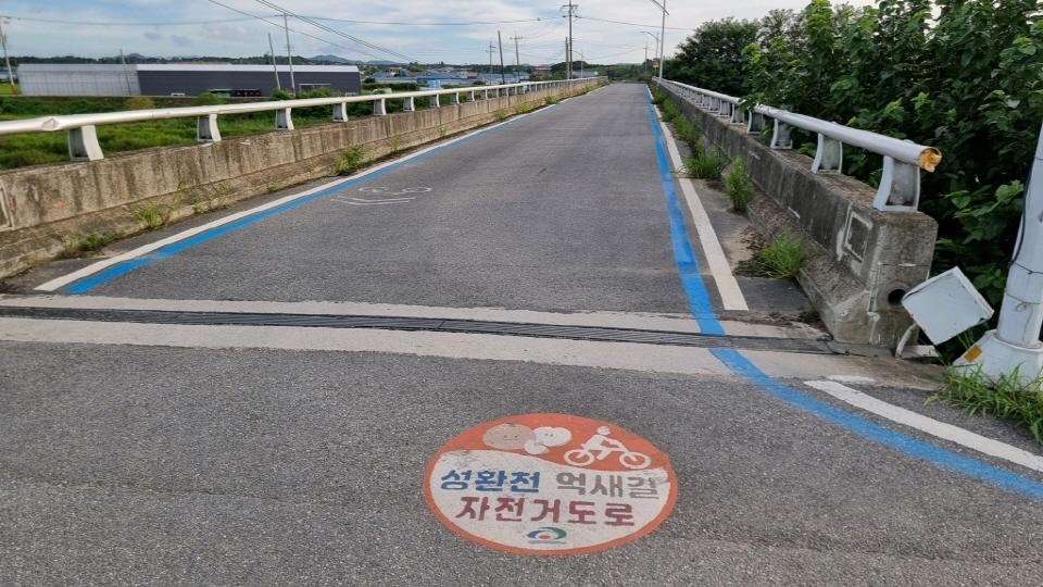 성환천 억새길 자전거도로