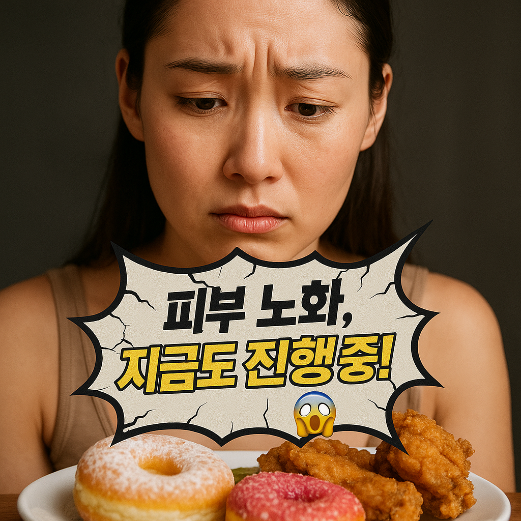 피부 노화, 지금도 진행 중! 😱