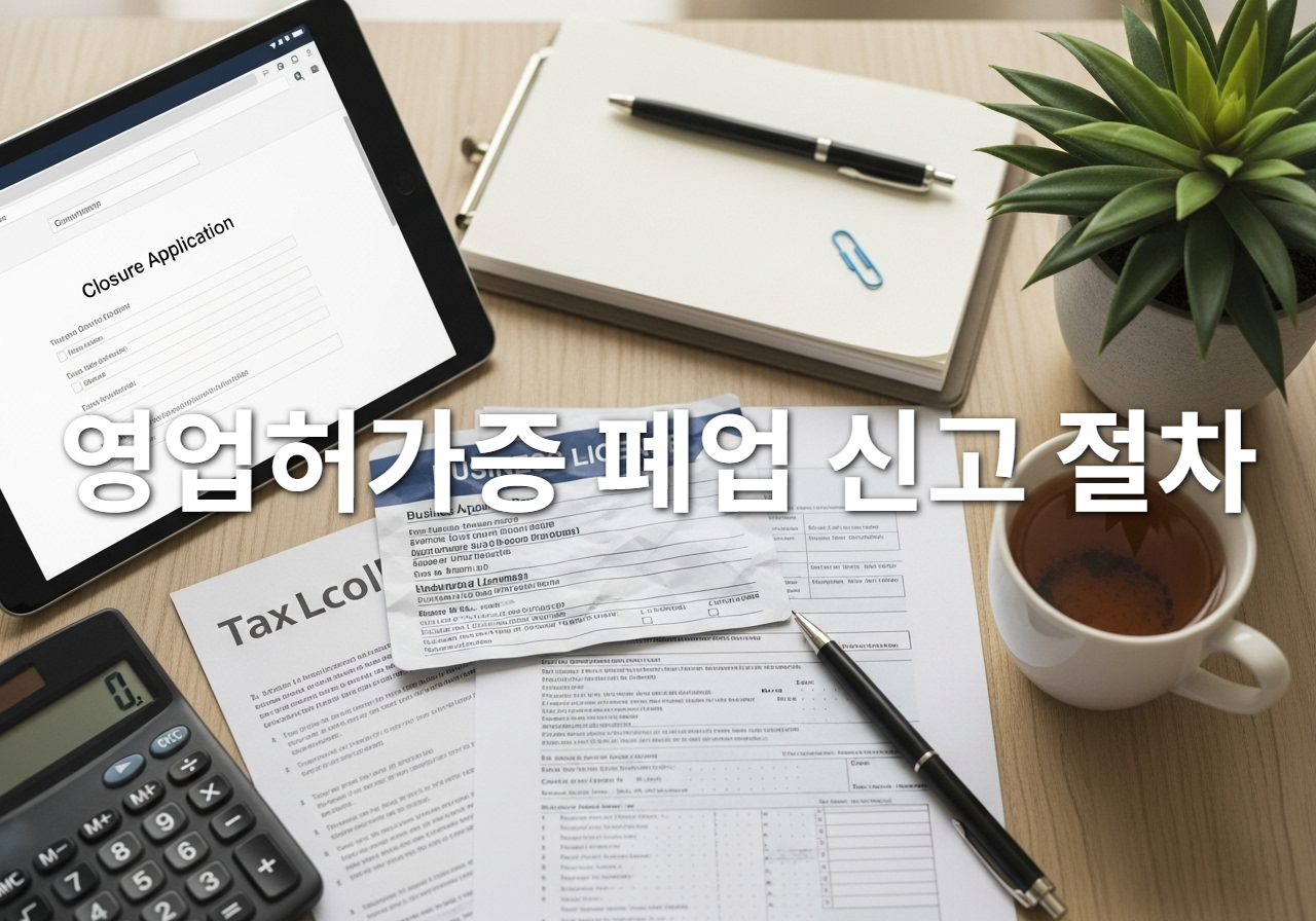 영업허가증 폐업 신고 절차 완벽 가이드: 온라인부터 세금 정산까지
