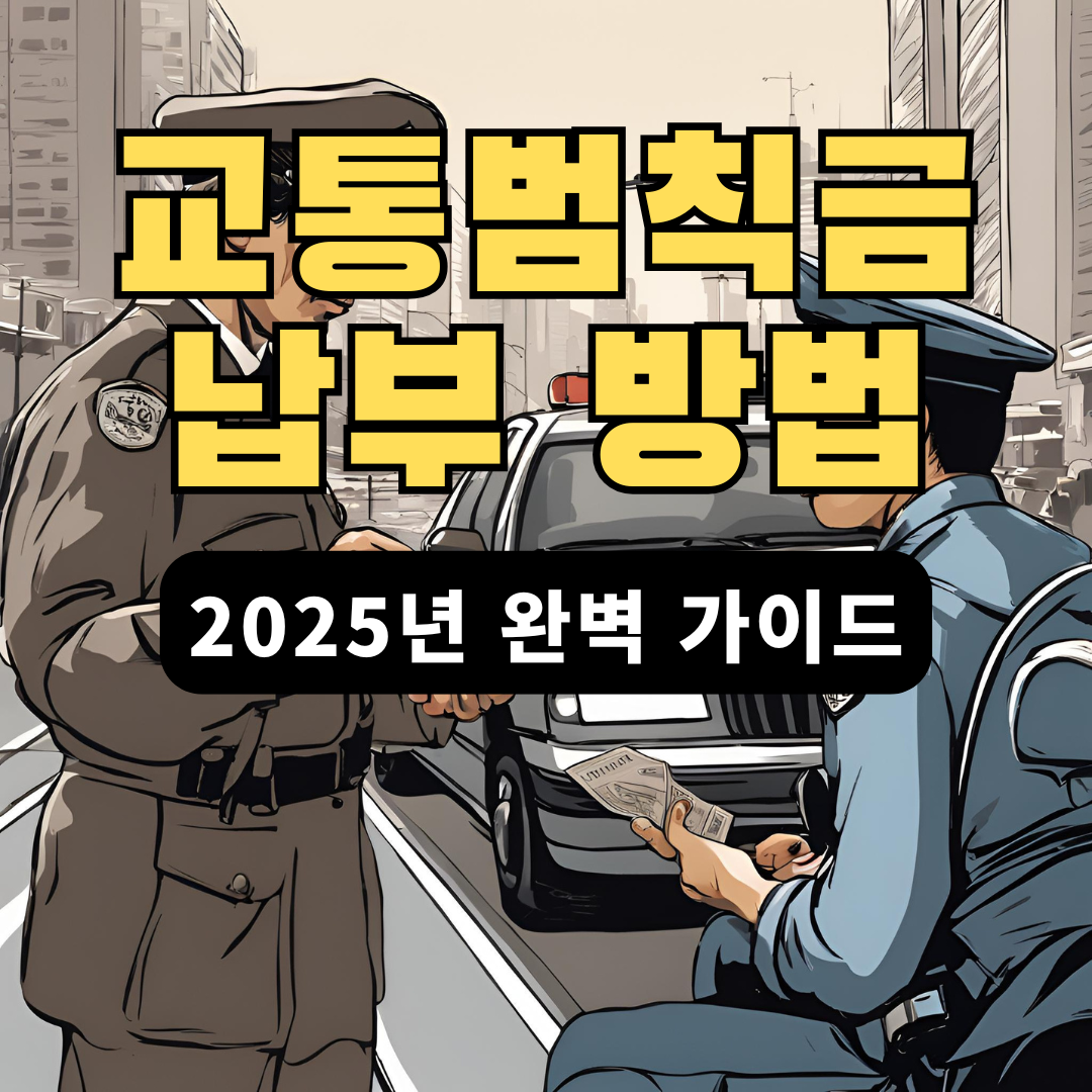 교통범칙금 납부 방법