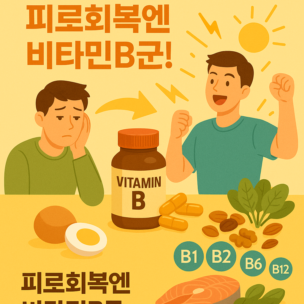 비타민B군으로 피로 완전정복하는 법
