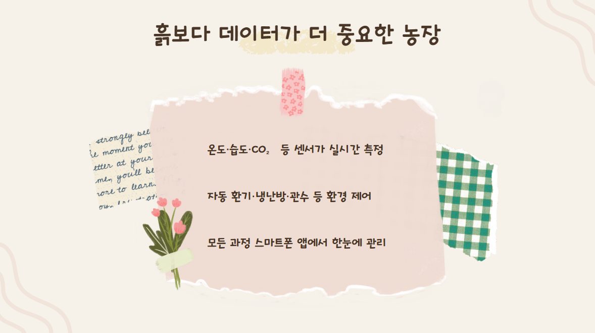 흙보다 데이터가 더 중요한 농장