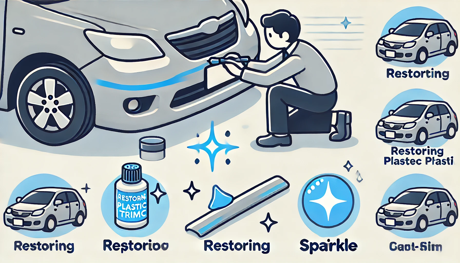 자동차 외부 플라스틱 관리법 🚘 변색 예방부터 광택 복원까지 완벽 가이드