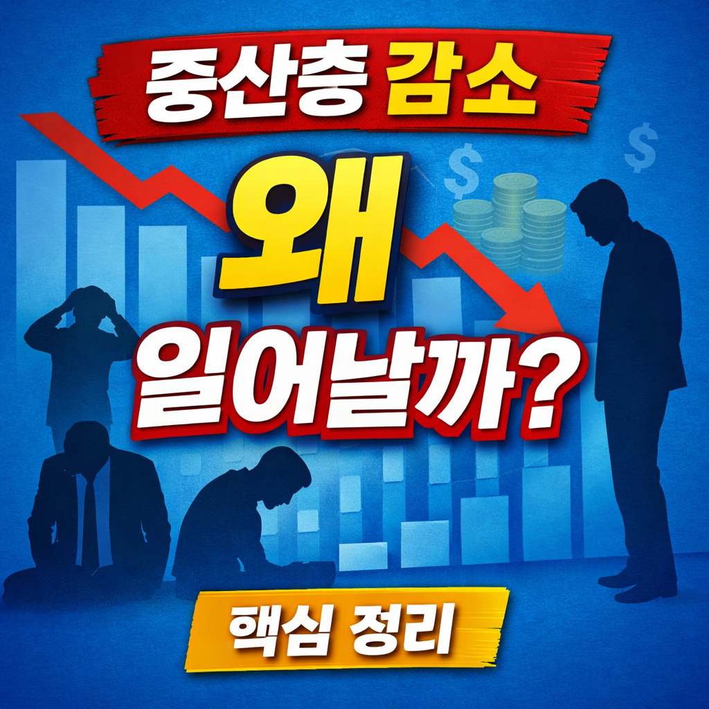 중산층이 줄어드는 이유 총정리