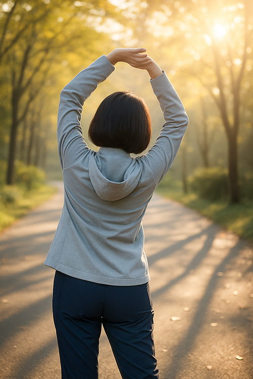 건강한 중년여성