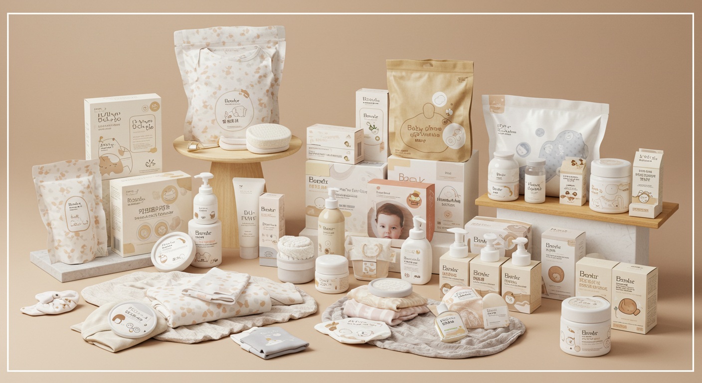 다양한 육아용품과 지원 서비스 이미지