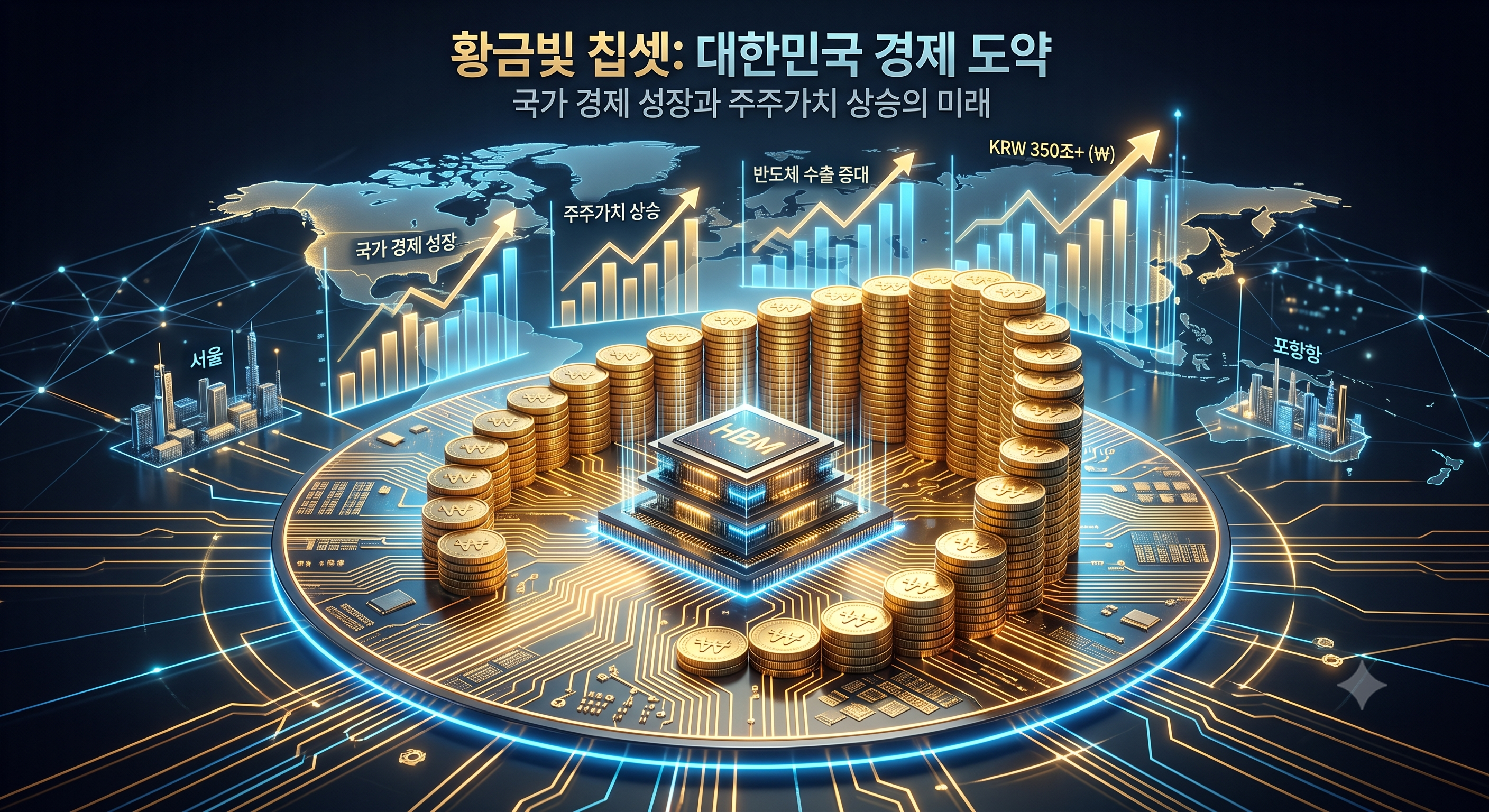 K-반도체가 나라 살린다&hellip; 삼성전자 385조&middot;SK하이닉스 266조 연간 영업익 전망과 수혜주