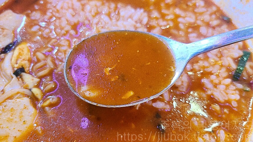 빨간라면-육수
