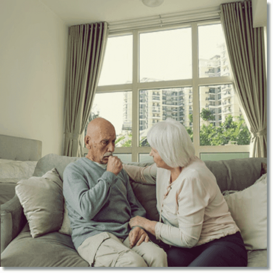 고인산혈증 증상, 호흡 장애 노인