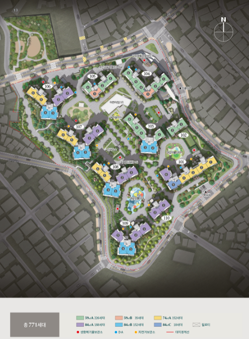 단지배치도