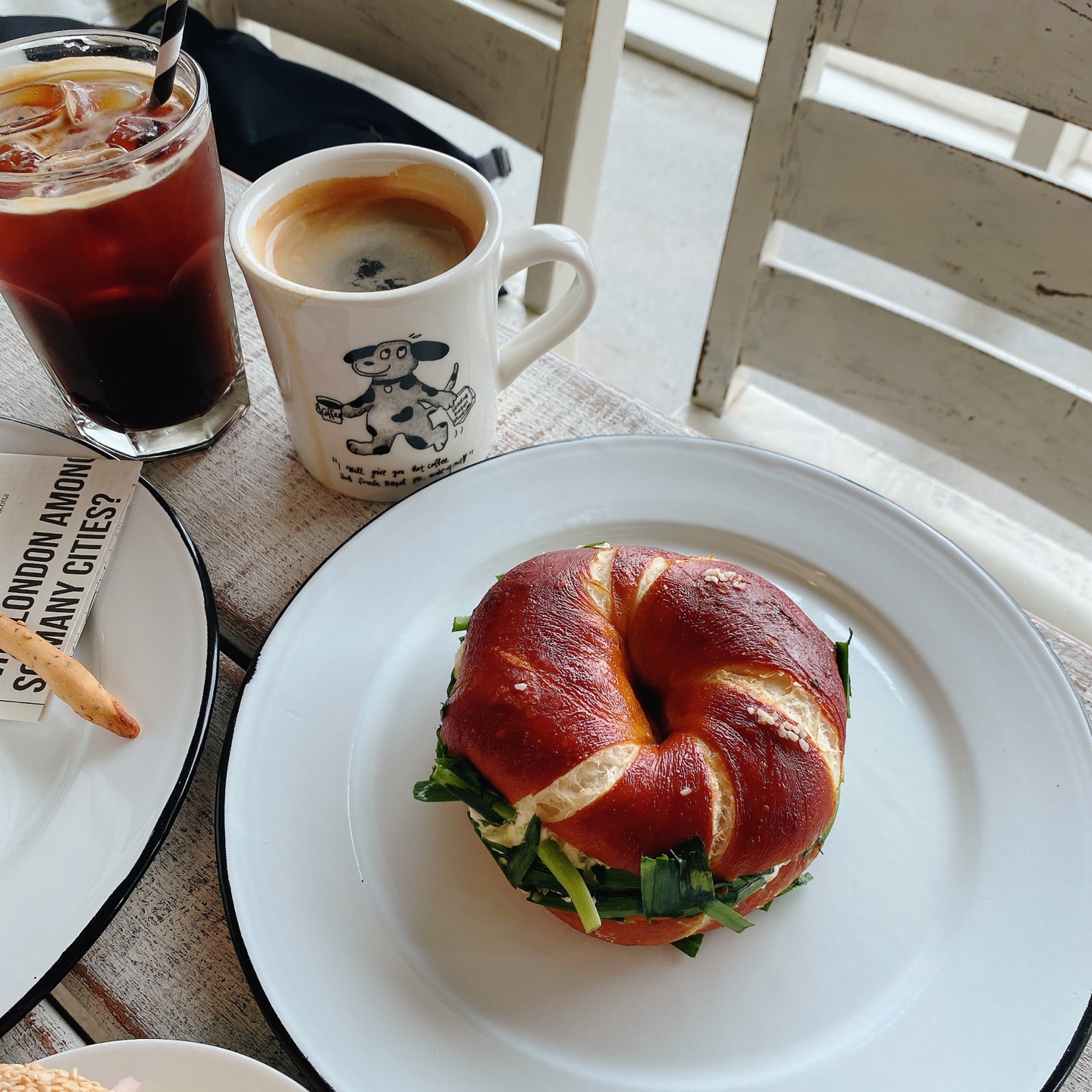 제주 구좌읍 동복리 동복마을 빵지순례 성지 런던베이글뮤지엄 제주 쪽파베이글 잠봉뵈르 샌드위치 베이글