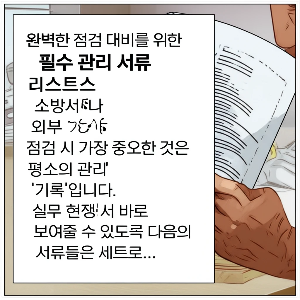 소방안전관리 실무 필수 서류 리스트와..