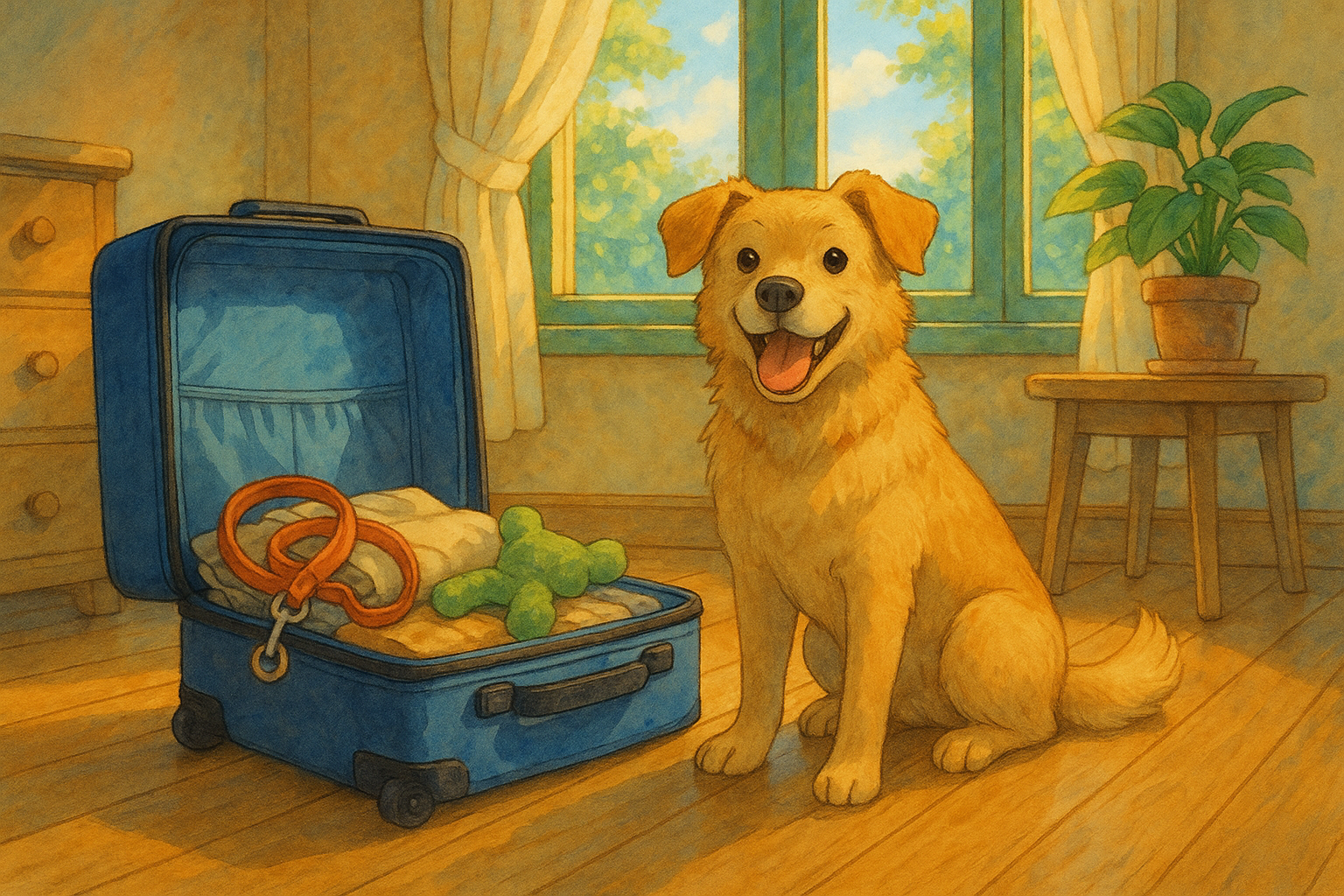 "우리도 여행 준비 중이에요 --- 반려 동물의 시선"