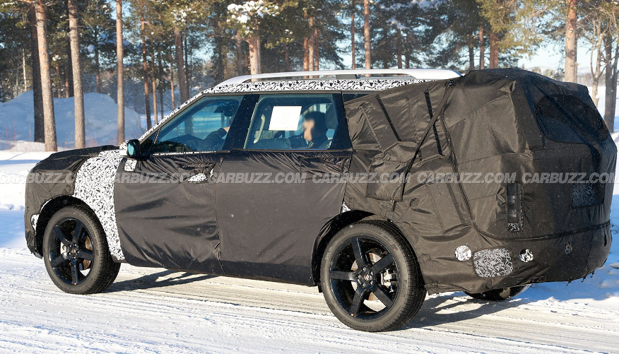 팰리세이드 풀체인지 스파이샷(출처:CarBuzz)