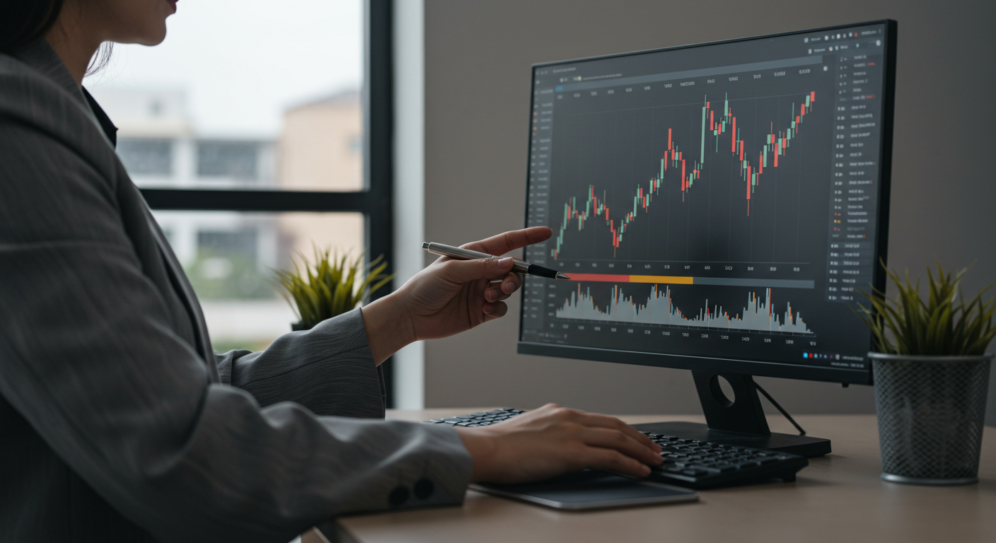 포트폴리오 자산 비중을 조정하며 리밸런싱 전략을 실행 중인 한국 투자자