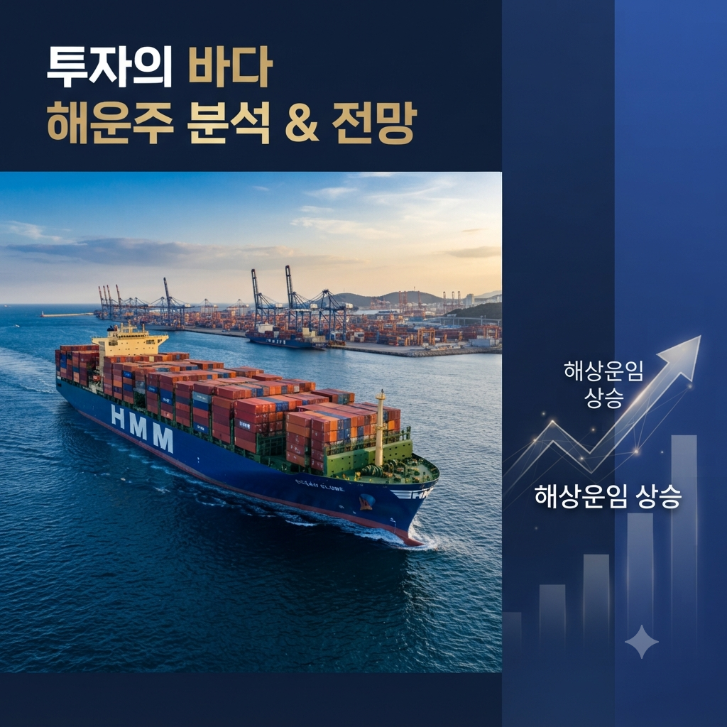 HMM 주가 전망과 목표주가 2만9000원, 컨테이너선과 해상운임을 보여주는 금융 콘텐츠 커버 이미지